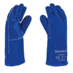 Guante Soldador C/ Hilo de Kevlar Azul 99-818