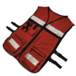 Chaleco tipo Brigadista abierto con broche y resorte