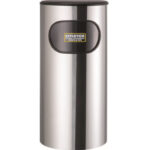 Portaextintor Cilíndrico Inoxidable Espejo Para Co2 15/20 Lb