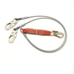 Línea Vida Acero 2 Brazo C/Amort Gancho Chico LV32