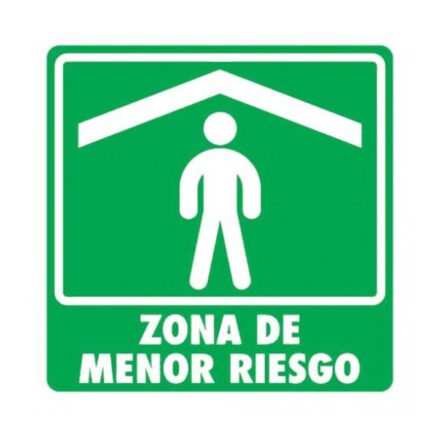 Señal Modelo 007 Zona De Menor Riesgo