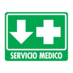 Señal Modelo 013 Servicio Médico 20X25 Foto Estireno