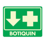 Señal Modelo 014 Botiquín 20X25 Estireno Fotoluminiscente