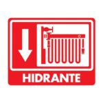 Señal Modelo 295 Hidrante 30X40 Uv Estireno Foto Tipo Bandera Doble Vista