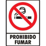 Señal Modelo 048 Prohibido Fumar Estireno