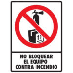 Señal Modelo 053 No Bloquear El Equipo 30X40 Normal Estireno