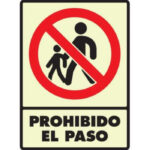 Señal Modelo 062 Prohibido El Paso Estireno
