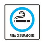 Señal Modelo 088 Área De Fumadores 25X25 Normal Estireno