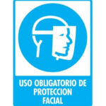 Señal Modelo 096 Protección Facial 30X40 Normal Estireno