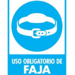 Señal Modelo 104 Uso De Faja 30X40 Normal Estireno