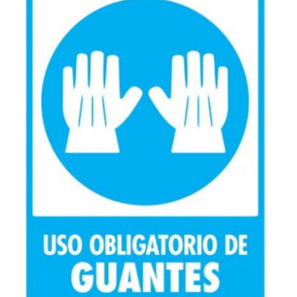 Señal Modelo 109 Uso De Guante 30X40 Normal Estireno
