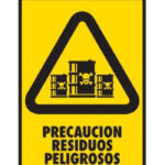 Señal Modelo 126 Residuos Peligrosos 30X40 Normal Estireno