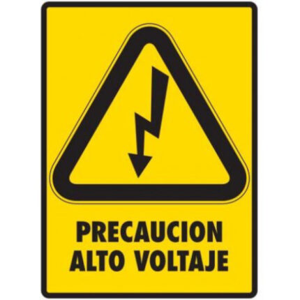 Señal Modelo 129 Alto Voltaje 20X25 Estireno Fotoluminiscente