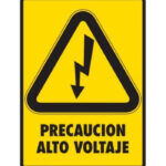 Señal Modelo 129 Alto Voltaje 30X40 Estireno