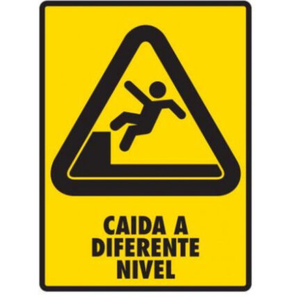 Señal Modelo 136 Caída A Diferente Nivel 30X40 Normal Estireno