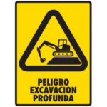 Señal Modelo 140 Peligro Excavación 30X40 Normal Estireno