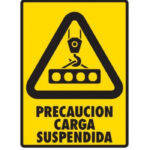 Señal Carga Suspendida, 30X40, Normal Estireno, Mod. 152