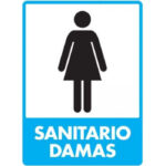 Señal Modelo 192 Sanitario Damas 30X40 Normal Estireno