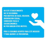 Señal Modelo 237 No Discriminación 30X40 Normal Estireno