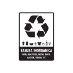 Señal Modelo 245 Basura Inorgánica 30X40 Normal Estireno