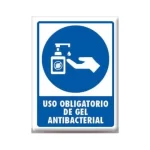 Señal Modelo Sn226N07 Use Gel Antibacterial Al Entrar Y Salir 20X25 Normal Estireno