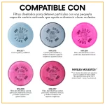 Respirador de Media Cara Facial 6200 - Image 2