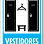 Señal Modelo 182 Vestidores 30X40 Normal Estireno