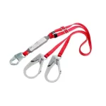 Eslinga Doble, 3M Protecta Pro Pack, MM-1342275, Ajustable c/absorción de Golpes,  Gancho Grande