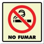 Señ. No Fumar, 20X20, Acrilico Fotoluminiscente, Mod. 292