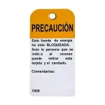 Etiqueta Amarilla Safelock PVC No Operar PAQ C/10