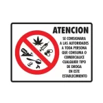 Señal Modelo 095 No Consumir Drogas Estireno Normal
