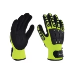 Guante De Nylon Fluorescente Anti-impacto Anti-Vibración, Pvc Y Nitrilo, 51-840