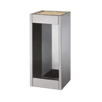 Portaextintor Cuadrado Inoxidable Pulido Para PQS 4.5 A 6 KG