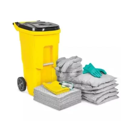 Kit Universal para Derrames en Bote con Llantas de 35 Galones