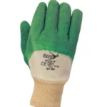 Guante latex verde C/Forro P/Cal