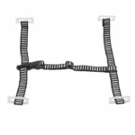 Barbiquejo 4 Puntos AP compatible con cascos MSA